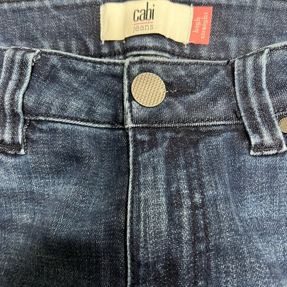 Cabi High Straight Jeans Size 6 - Picture 5 of 9